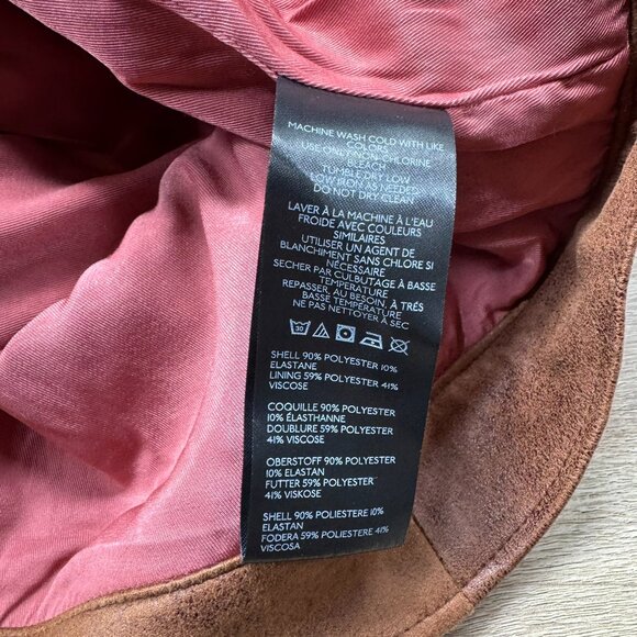 NWT Free People We The Free Knox Vegan Fringe Barn Jacket in Brown XS - Picture 11 of 16